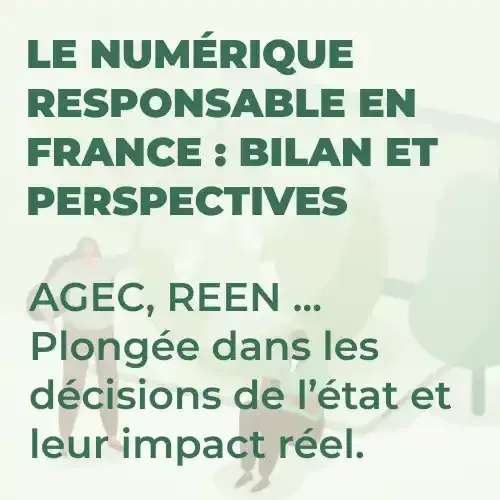 Cover article sur l'état du numérique responsable en france